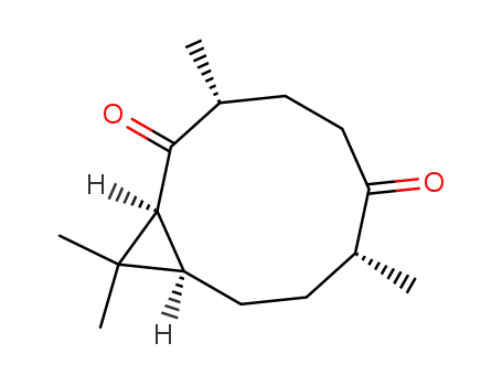 Molecular Structure of 157192-88-6 ((+)-bicyclogermacrane-1,8-dione)