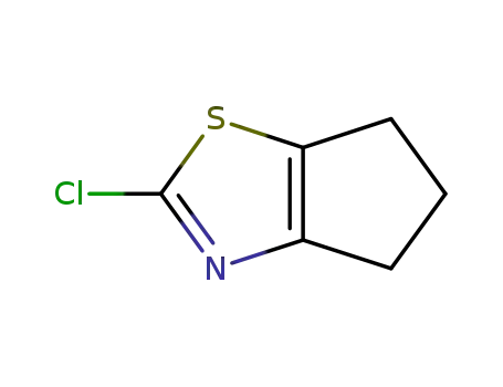 Molecular Structure of 201006-49-7 (4H-Cyclopentathiazole,  2-chloro-5,6-dihydro-)