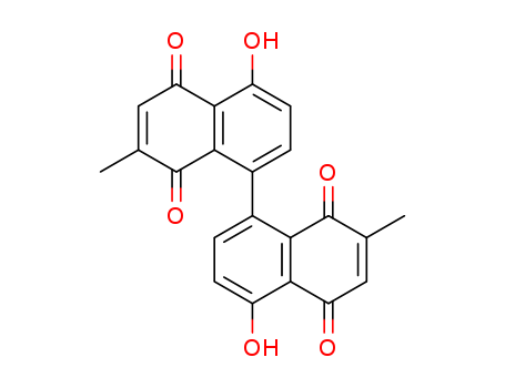5-hydroxy-8-(4-hydroxy-7-methyl-5,8-dioxonaphthalen-1-yl)-2-methylnaphthalene-1,4-dione