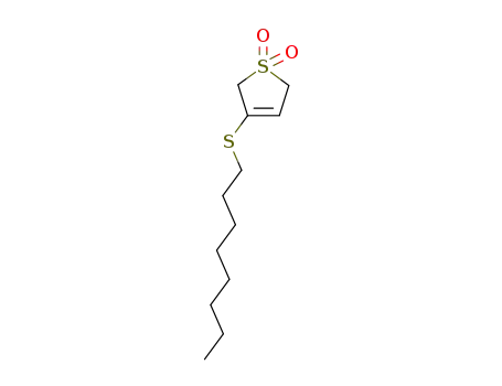Molecular Structure of 82813-49-8 (3-Octylsulfanyl-2,5-dihydro-thiophene 1,1-dioxide)