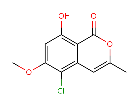 5-クロロ-8-ヒドロキシ-6-メトキシ-3-メチル-1H-イソクロメン-1-オン