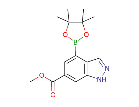 methyl 4-(4,4,5,5-tetramethyl-1,3,2-dioxaborolan-2-yl)-1H-indazole-6-carboxylate