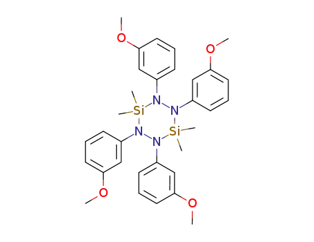 1,2,4,5-テトラキス(3-メトキシフェニル)-3,3,6,6-テトラメチル-1,2,4,5,3,6-テトラザジシリナン