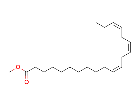 Molecular Structure of 62472-96-2 (Methyl 11-cis,14-cis,17-cis-eicosatrienoate)