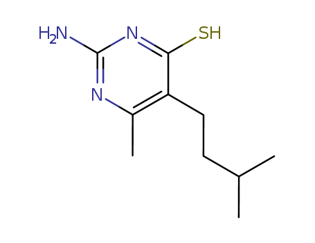 4(3H)-Pyrimidinethione,2-amino-6-methyl-5-(3-methylbutyl)- cas  17005-43-5