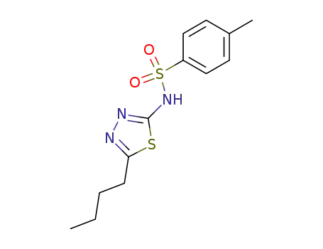 N-(5-ブチル-1,3,4-チアジアゾール-2-イル)-p-トルエンスルホンアミド