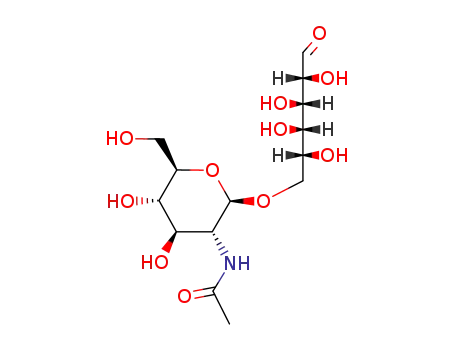 Molecular Structure of 20212-77-5 (6-O-(2-ACETAMIDO-2-DEOXY-B-D-GLUCO-PYRAN OSYL)-D-)