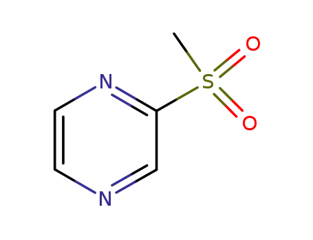 Molecular Structure of 17075-18-2 (2-(methylsulfonyl)pyrazine)