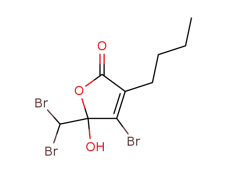 4-bromo-3-butyl-5-dibromomethyl-5-hydroxy-2(5H)-furanone