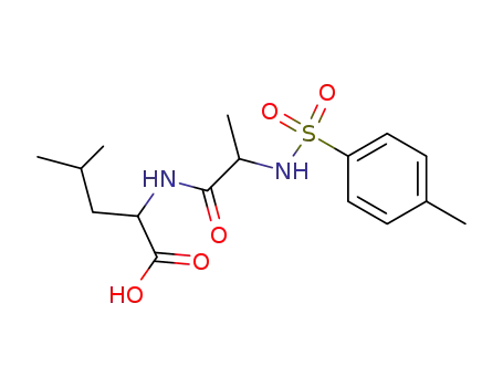<i>N</i>-[<i>N</i>-(toluene-4-sulfonyl)-alanyl]-leucine