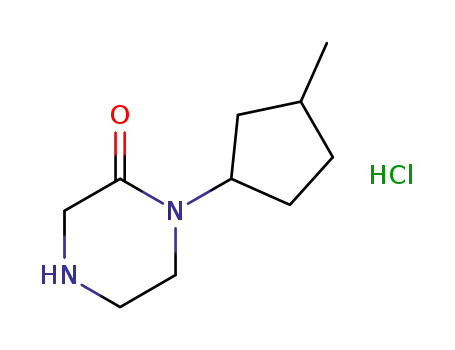 1-(3-methylcyctopentyl)-2-piperazinone hydrochloride