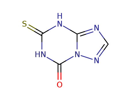 [1,2,4]Triazolo[1,5-a][1,3,5]triazin-7(1H)-one,5,6-dihydro-5-thioxo-