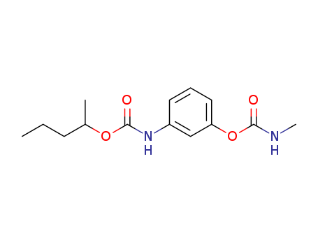 Carbanilic acid,m-hydroxy-, 1-methylbutyl ester, methylcarbamate (ester) (8CI) cas  19961-87-6