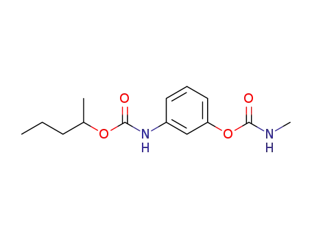 3-{[(pentan-2-yloxy)carbonyl]amino}phenyl methylcarbamate (non-preferred name)