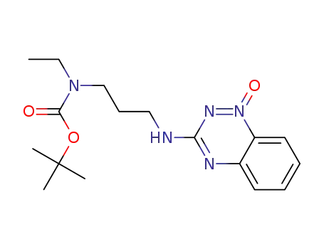 tert-butyl 3-[(1-oxido-1,2,4-benzotriazin-3-yl)amino]propyl(ethyl)carbamate