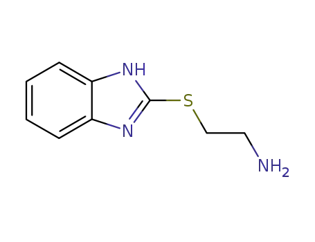 Molecular Structure of 17124-80-0 (Ethanamine, 2-(1H-benzimidazol-2-ylthio)- (9CI))