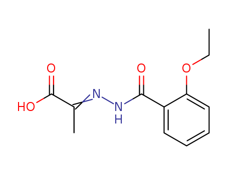Benzoic acid,2-ethoxy-, 2-(1-carboxyethylidene)hydrazide