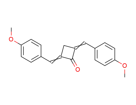 Molecular Structure of 17078-44-3 (2,4-bis(4-methoxybenzylidene)cyclobutanone)