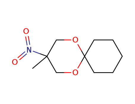 1,5-Dioxaspiro[5.5]undecane, 3-methyl-3-nitro- cas  6413-23-6