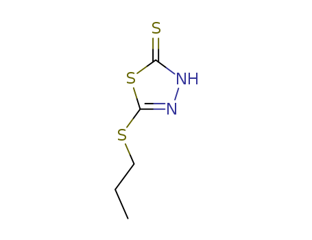 1,3,4-Thiadiazole-2(3H)-thione,5-(propylthio)- cas  19921-88-1
