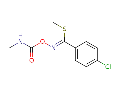 Molecular Structure of 16960-40-0 (methyl 4-chloro-N-[(methylcarbamoyl)oxy]benzenecarbimidothioate)