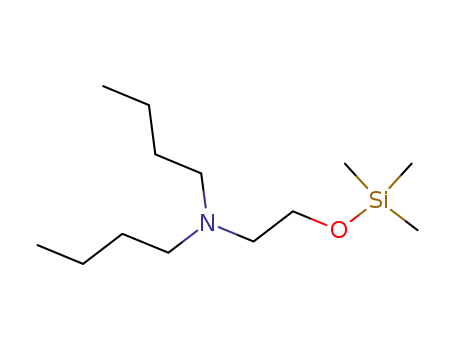 Molecular Structure of 17048-36-1 (N-[2-(Trimethylsiloxy)ethyl]-N,N-dibutylamine)