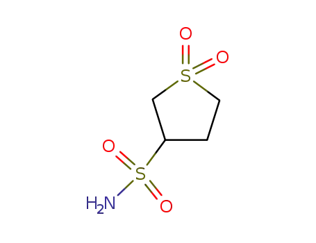 Molecular Structure of 17115-48-9 (3-Thiophenesulfonamide,tetrahydro-,1,1-dioxide(8CI,9CI))