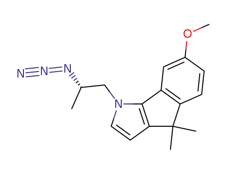 (S)-1-(2-azido-propyl)-7-methoxy-4,4-dimethyl-1,4-dihydro-indeno[1,2-b]pyrrole