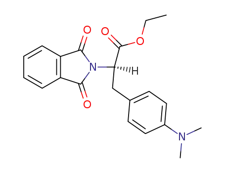 4-dimethylamino-<i>N</i>,<i>N</i>-phthaloyl-D-phenylalanin-ethyl ester