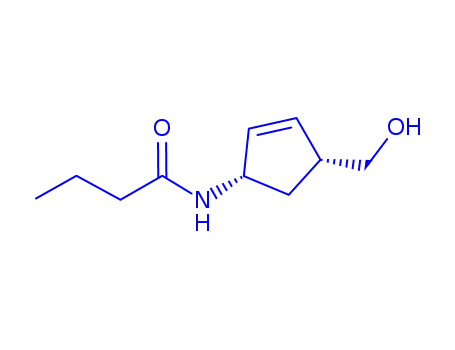 Butanamide,  N-[4-(hydroxymethyl)-2-cyclopenten-1-yl]-