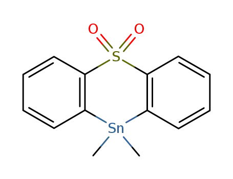 Molecular Structure of 17068-20-1 (10H-Phenothiastannin,10,10-dimethyl-5,5-dioxide)