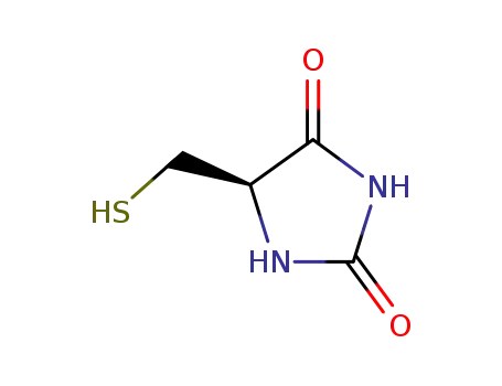 Molecular Structure of 17125-13-2 (L-CYSTEINE HYDANTOIN)