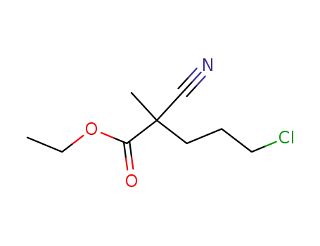 ethyl 5-chloro-2-cyano-2-methylpentanoate