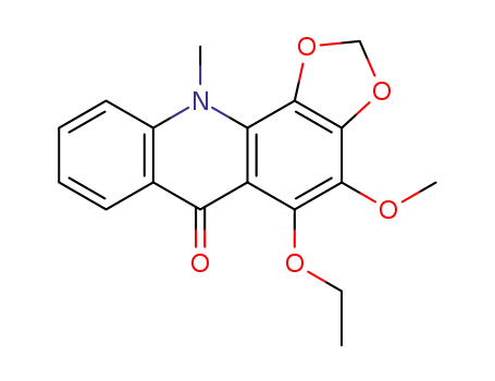 5-エトキシ-4-メトキシ-11-メチル-1,3-ジオキソロ[4,5-c]アクリジン-6(11H)-オン