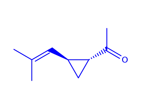 에타논, 1-[2-(2-메틸-1-프로페닐)사이클로프로필]-, 시스-(9CI)