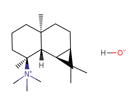 Trimethyl-((1aR,3aS,7S,7aS,7bR)-1,1,3a,7-tetramethyl-decahydro-cyclopropa[a]naphthalen-7-yl)-ammonium; hydroxide