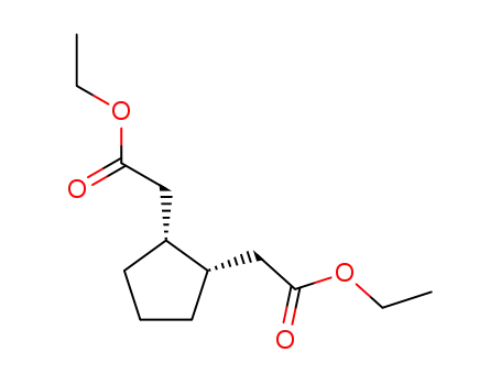 (<i>cis</i>-cyclopentane-1,2-diyl)-di-acetic acid diethyl ester