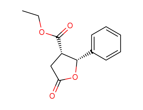 ethyl (2R,3S)-(+)-cis-5-oxo-2-phenyl-tetrahydrofuran-3-carboxylate