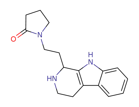 1-[2-(2,3,4,9-tetrahydro-1<i>H</i>-β-carbolin-1-yl)-ethyl]-pyrrolidin-2-one