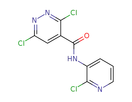 3,6-dichloro-N-(2-chloro-3-pyridinyl)
pyridazine-4-carboxamide
