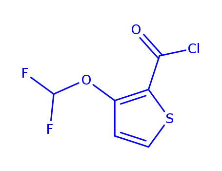 2-티오펜카르보닐 클로라이드, 3-(디플루오로메톡시)-(9CI)