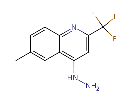 Quinoline,4-hydrazinyl-6-methyl-2-(trifluoromethyl)- cas  1701-30-0
