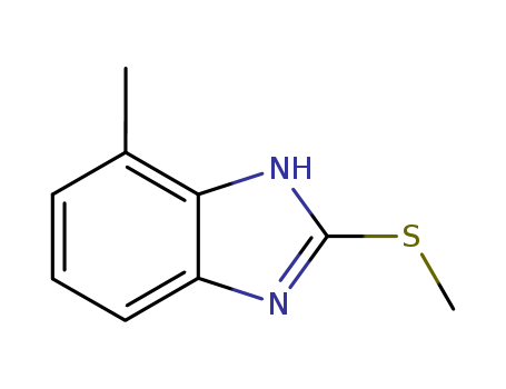 1H-Benzimidazole,7-methyl-2-(methylthio)-