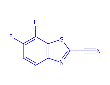 2-벤조티아졸카르보니트릴,6,7-디플루오로-(9CI)