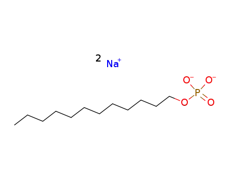 Molecular Structure of 7423-32-7 (PHOSPHORIC ACID MONO-N-DODECYL ESTER SODIUM SALT)
