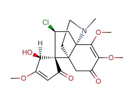 Molecular Structure of 17088-50-5 (acutumine)