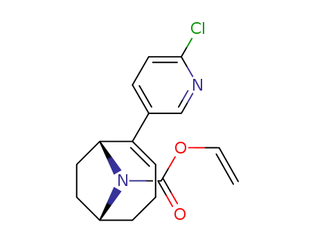 (1R,6R)-2-(6-Chloro-pyridin-3-yl)-9-aza-bicyclo[4.2.1]non-2-ene-9-carboxylic acid vinyl ester