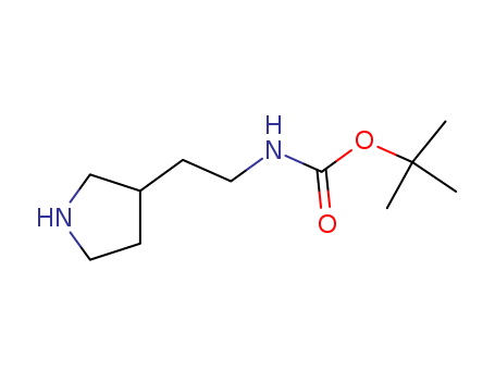 Carbamic acid, N-[2-(3-pyrrolidinyl)ethyl]-,1,1-dimethylethyl ester