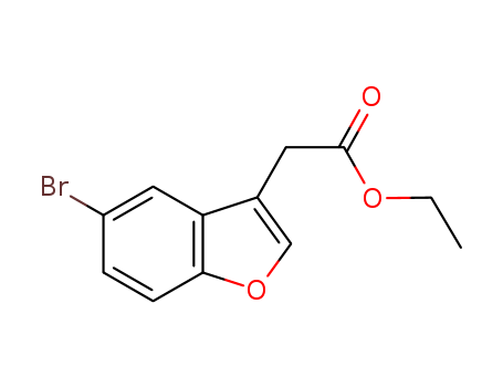 ethyl 2-(5-bromobenzofuran-3-yl)acetate 200204-85-9