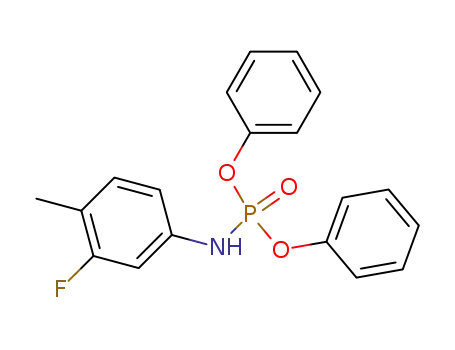 Molecular Structure of 1994-73-6 (diphenyl (3-fluoro-4-methylphenyl)phosphoramidate)